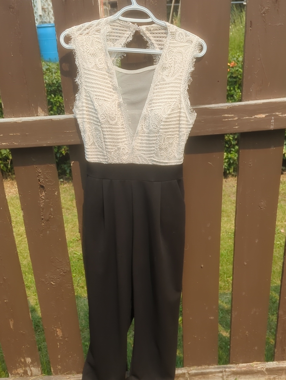 Black And White Jumpsuit